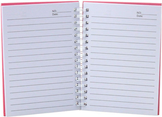 Lean Toys Notebook 80 Sheets A6 Pink