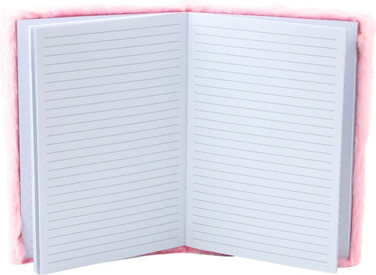 Lean Toys Notebook 80 Sheets A5 Ruled Pink