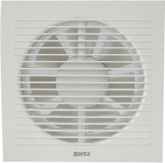 Europlast Wall-mounted Ventilator Bathroom 150mm White