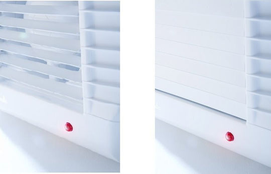 Awenta WM100 Επιτοίχιος Εξαεριστήρας 100mm Λευκός
