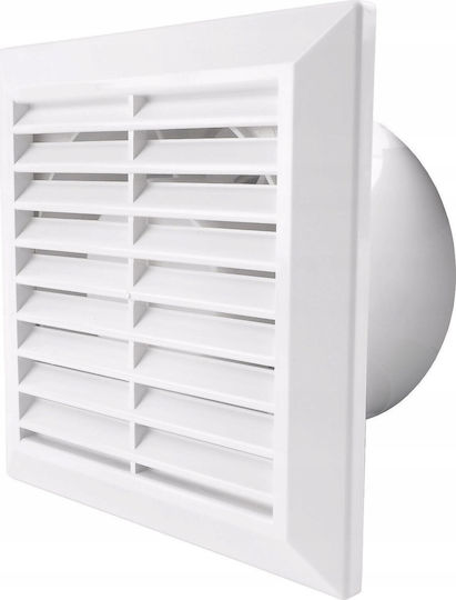 Awenta Classic WC120 Wall-mounted Ventilator Bathroom 120mm White