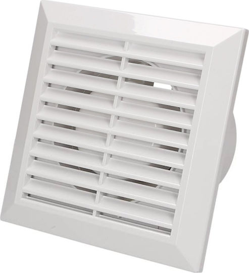 Awenta Classic WC120 Wall-mounted Ventilator Bathroom 120mm White