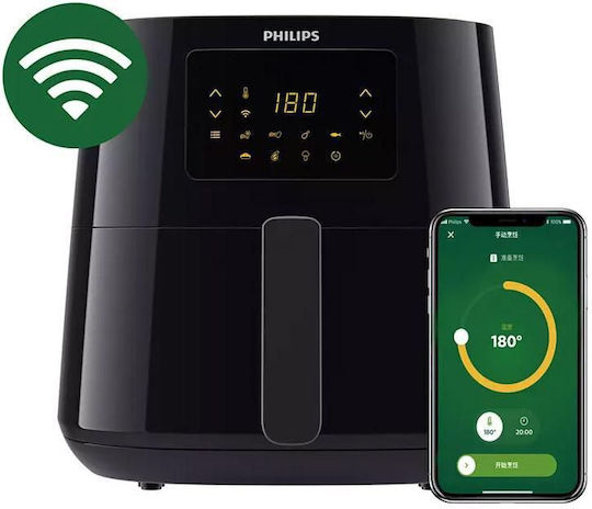 Philips HD9280/70 Air Fryer with Wi-Fi 6.2lt Black