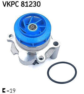 Water Pump Engine Cooling Skf Vkpc 81230