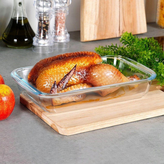 Simax Rechteckig Feuerfestes Geschirr Glas 1600ml 1Stück