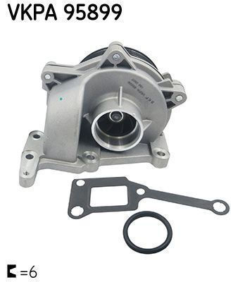Water Pump Engine Cooling Skf Vkpa 95899
