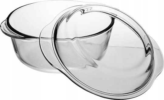 Termisil Rundes Hitzebeständiges Kochgeschirr Glas 2000ml