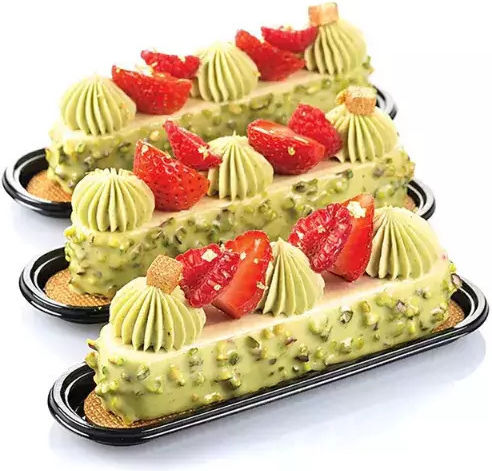 Silikomart Oblong Accesorii de Patiserie Plastic 10.2x4.2cm 100pcs