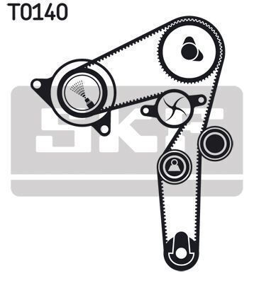 SKF Car Water Pump for Saab 9-3