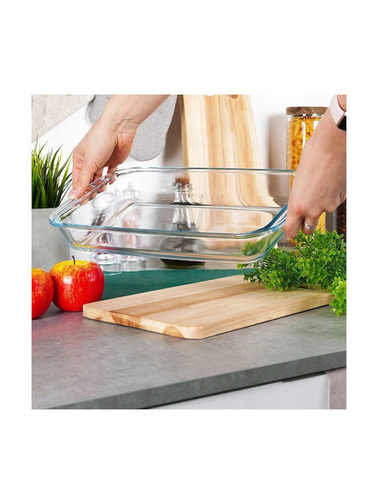 Vilde Rechteckig Feuerfestes Geschirr Glas 2200ml 1Stück