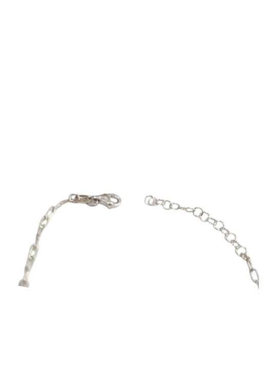 Prince Silvero Γυναικείο Βραχιόλι από Ασήμι με Ζιργκόν 17cm
