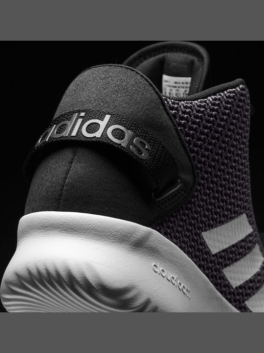 Cloudfoam Refresh Mid Ψηλά Μπασκετικά Παπούτσια Μαύρα