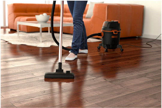 Black & Decker Σκούπα Υγρών / Στερεών 1200W με Πλαστικό Κάδο 20lt