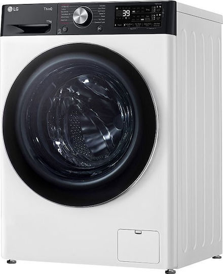 LG Πλυντήριο Ρούχων 11kg με Τεχνολογία Ατμού 1400 Στροφών AI DD F4WR711S3HA