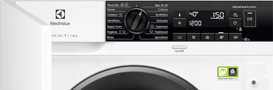 Electrolux Εντοιχιζόμενο Πλυντήριο Ρούχων 8kg 1400 Στροφών EW8F348SCI