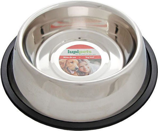 Lupi Pets Metallic Bowl Rubber 0.45l