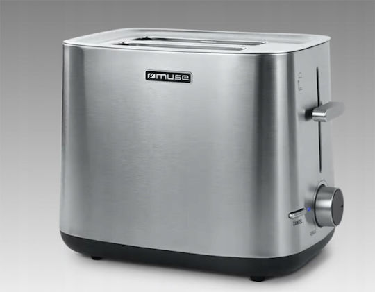 Muse Prăjitor de pâine 2 sloturi 1000W Inox