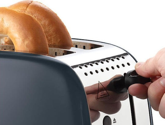 Russell Hobbs Colours Plus Φρυγανιέρα 2 Θέσεων 1600W Γκρι