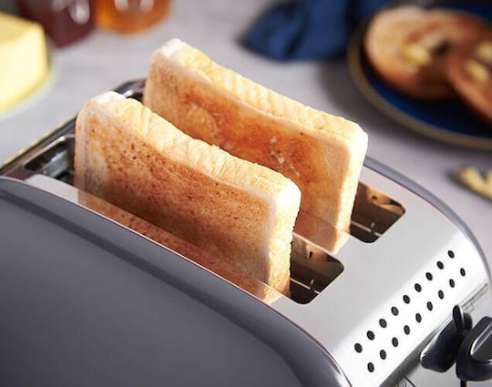 Russell Hobbs Colours Plus Φρυγανιέρα 2 Θέσεων 1600W Γκρι