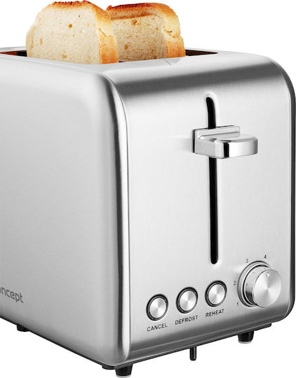 Concept Φρυγανιέρα 2 Θέσεων 950W Inox