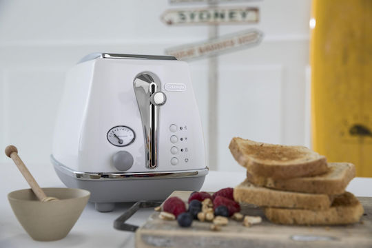 De'Longhi Icona Capitals Тостер Двуместна 900W Сив