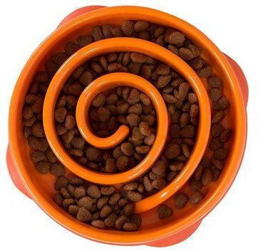 Outward Hound Fun Feeder Mini Bol Portocaliu