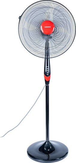 Tornado Ventilator Sockel 75W Schwarzer