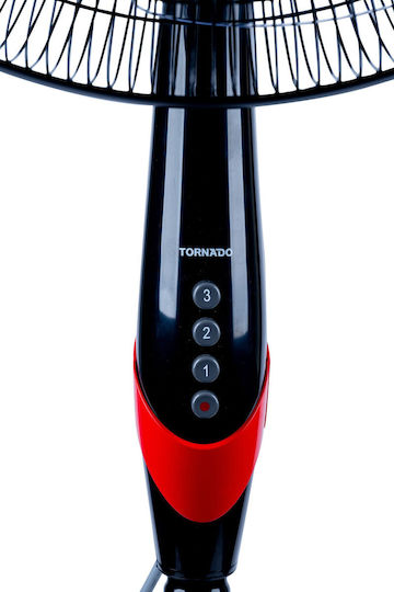 Tornado Ventilator Sockel 75W Schwarzer