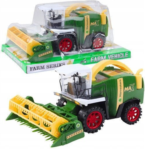 Farmers' Agricultural Grain Combine Harvester Green Header