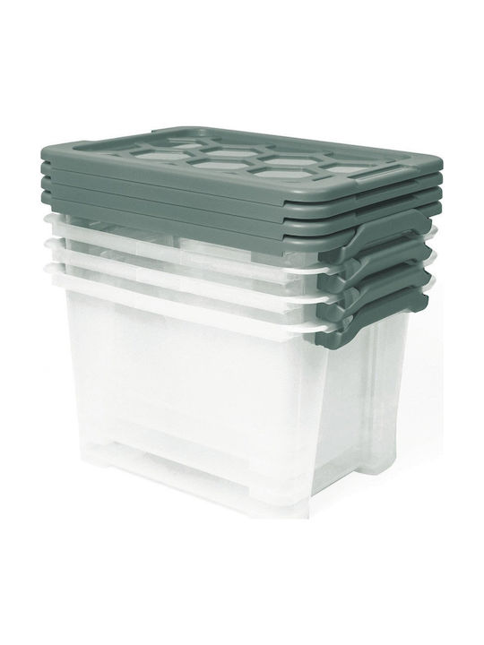 Rotho Babydesign Plastic Storage Box with Lid 15lt 1pcs