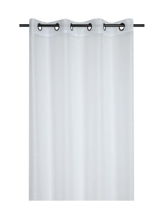 Perdea Cu Capse S-f Linwood Albă 140x260cm