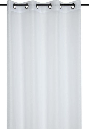 Perdea Cu Capse S-f Linwood Albă 140x260cm