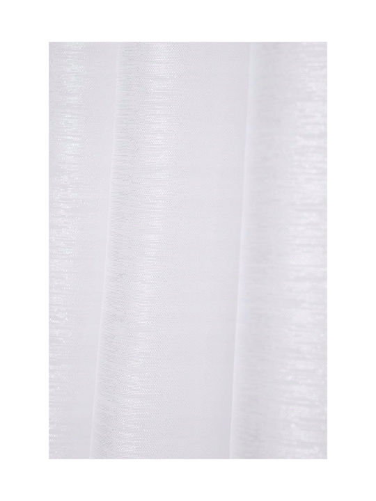 Perdea Cu Capse S-f Linwood Albă 140x260cm