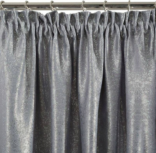 Eurofirany Curtain with Pencil Pleat Ebru Gray 135x270cm