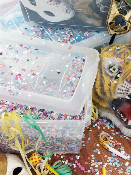 Kis Kunststoff Aufbewahrungsbox mit Deckel Transparent 1Stück