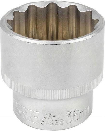 Proline Socket Nuss mit Vierkant-Antrieb 1/2" Durchmesser 1/2" / 36 1Stück