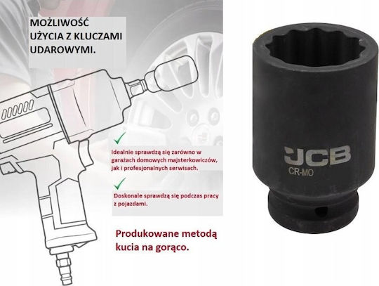 JCB Sockets with Frame Host 3/4" Diameter 3/4" / 40 Pieces