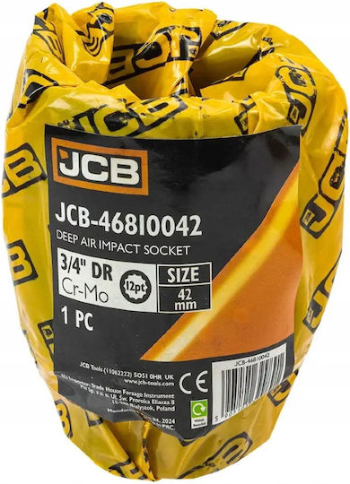 JCB Sockets with Frame Host 3/4" Diameter 3/4" / 42