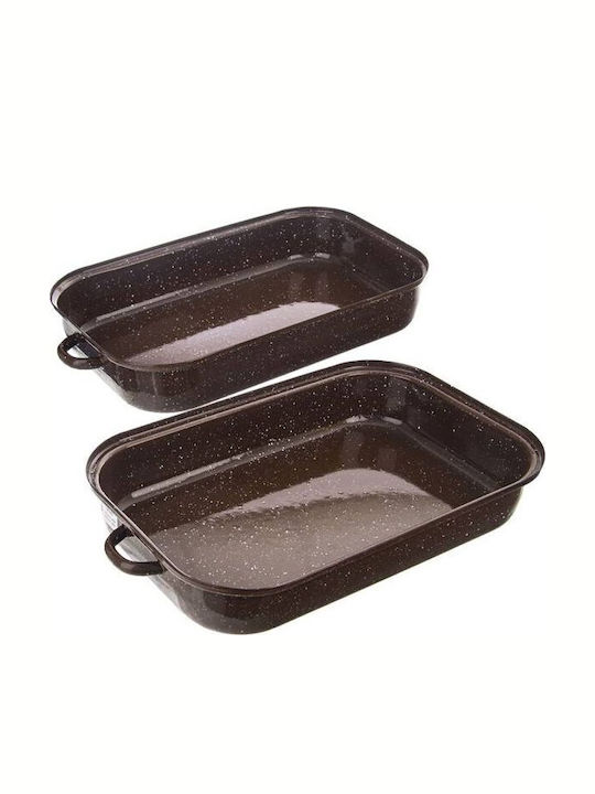 Orion Tăvi de copt Rectangular cu Capac Aluminiu