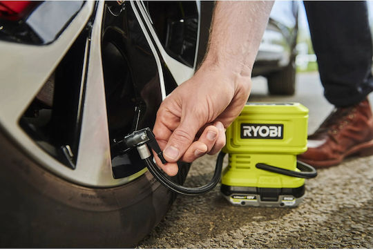Ryobi One+ Compresor Auto Reîncărcabil Fără Baterie 18V