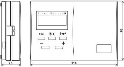 Elektrobock PT10 Digital Thermostat für den Raum