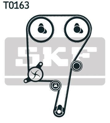 Water Pump Set + Timing Belt Skf Vkmc 01121-2