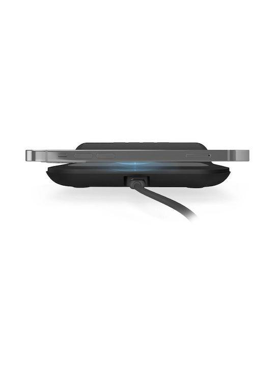 SBS Tabletop Digital Clock with Alarm & Wireless Charging