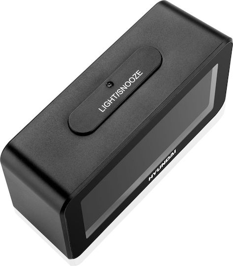 Hyundai Ac322b Ceas Digital de Masă cu Alarmă Negru HY-AC322B