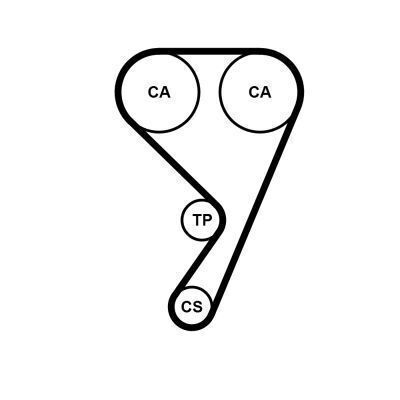 Continental Ctam Ct1211k1 Timing Belt Kit