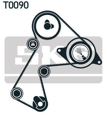 Skf Timing Belt Kit Vkma 06116