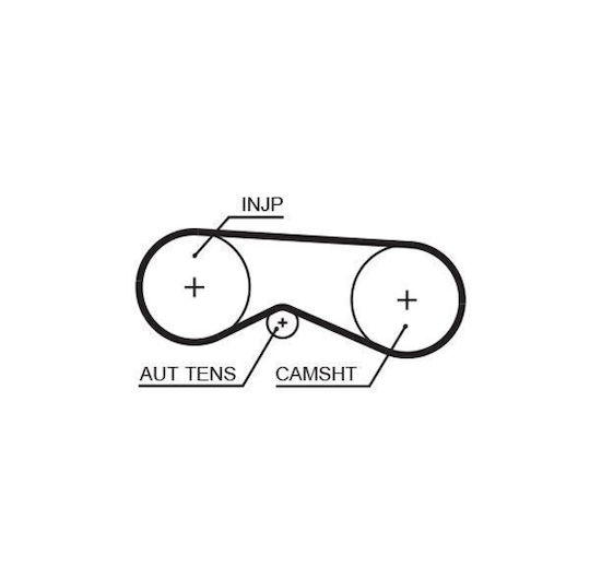 Gates Timing Belt Kit K015557xs
