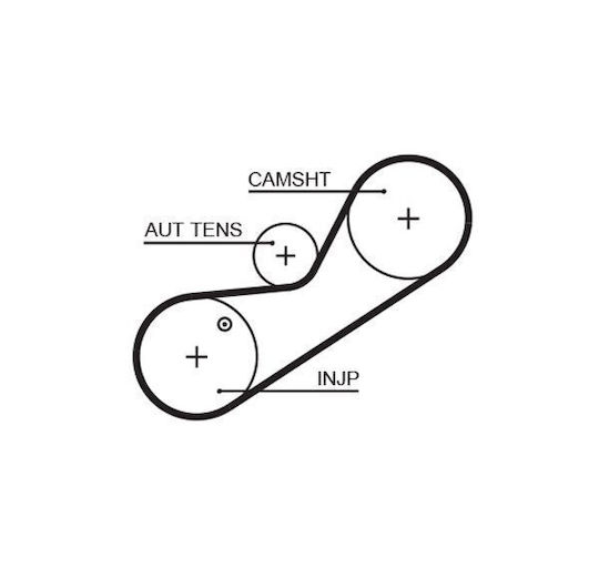 Gates Timing Belt Kit K025547xs