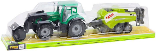 Lean Toys Set cu Tractor Camionetă