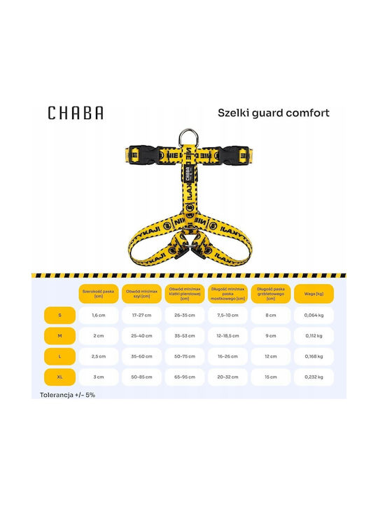 Chaba Chaba Cable Protector Strap Do Not Touch S 1 6/26-35cm